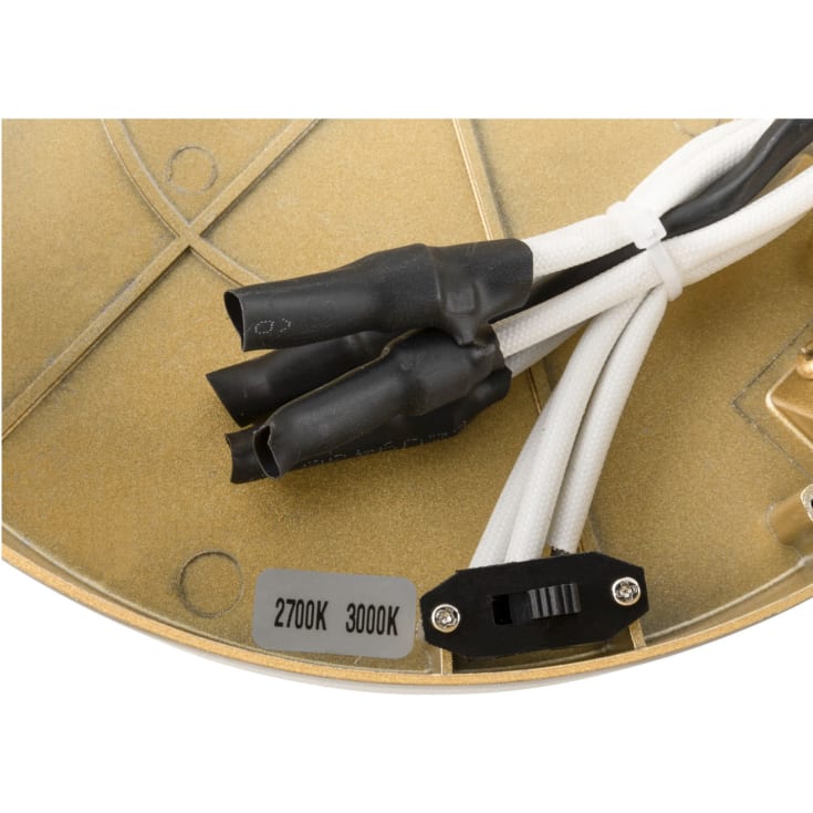 SLV One væg- & loftlampe, messing, Ø40 cm