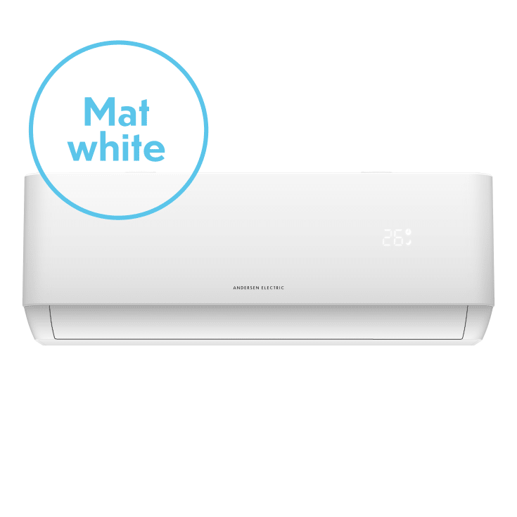 Varmepumpe/Aircondition Mat Pro 18 med WiFi 6,7kW, indedel, hvid