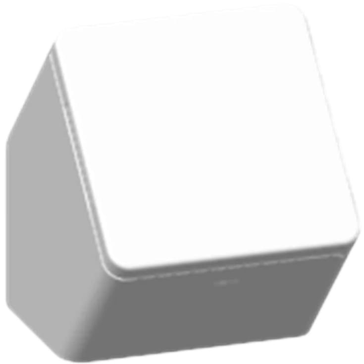 Dansani el-udtag til skuffe eller skab, 6x6 cm, grå