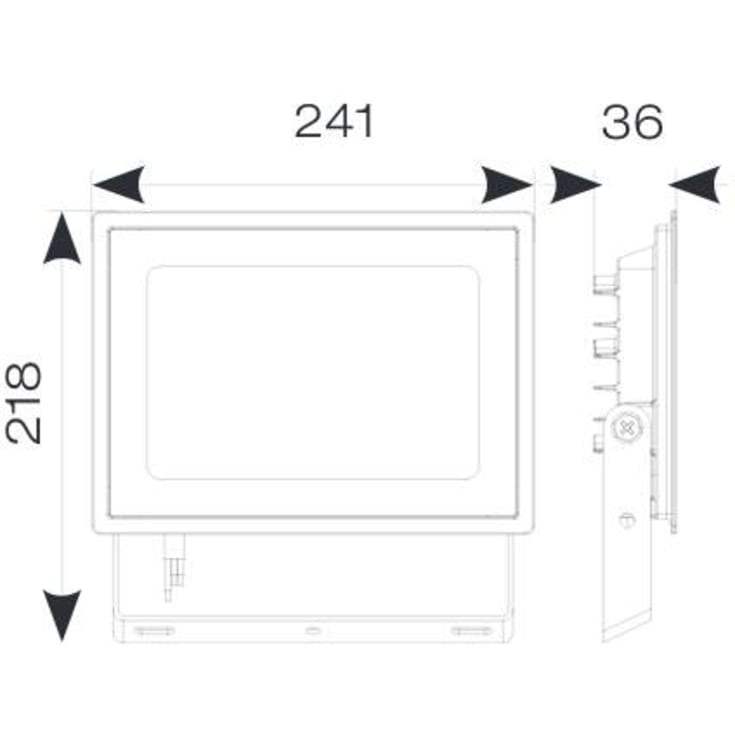 Ansell Lighting Eden projektør, 70W, 4000K