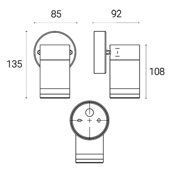 4lite Marinus udendørs væglampe, rustfrit stål