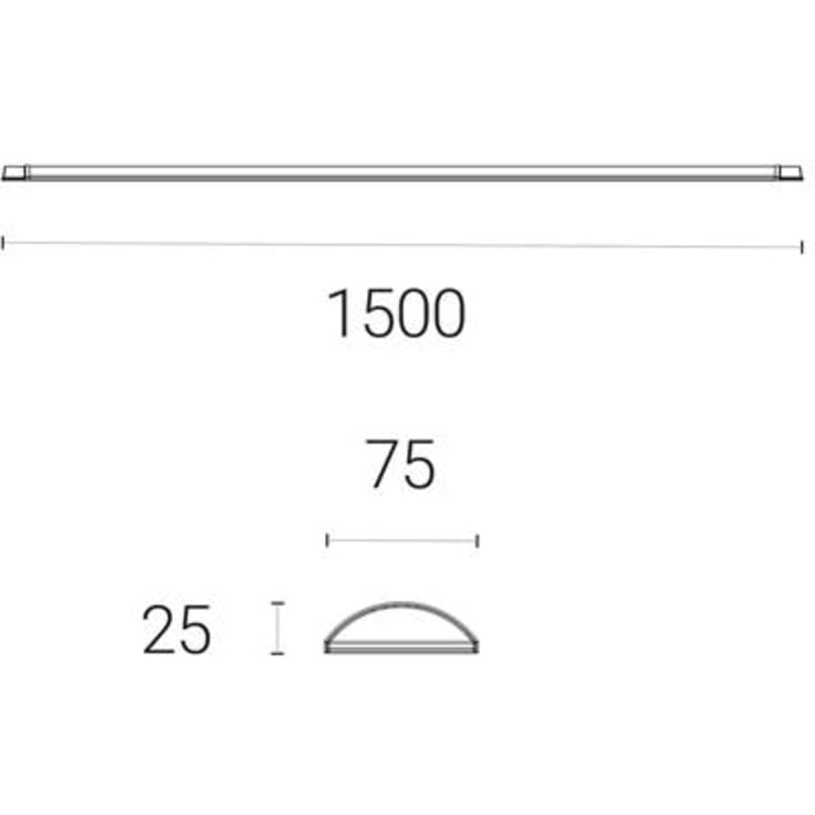 4lite Advantage Twin lysarmatur, 40W, 150 cm