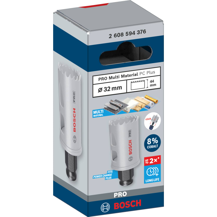 Bosch hulsav PRO Multi Material Power Change Plus, 32 mm