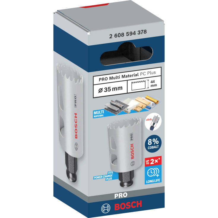 Bosch hulsav PRO Multi Material Power Change Plus, 35 mm