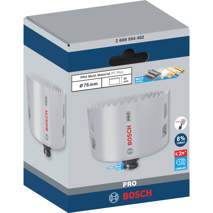 Bosch hulsav PRO Multi Material Power Change Plus, 76 mm