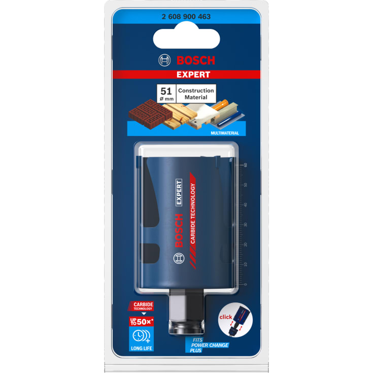 Bosch hullsag EXPERT Construction Material PC Plus, 51 mm