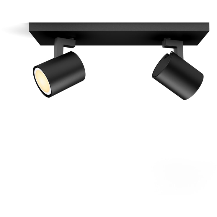 Philips Hue Runner spotter i tak, 2 spots, sort