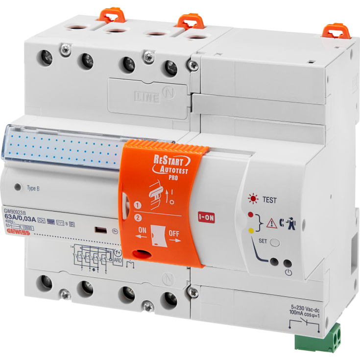 Fejlstrømsafbryder PFI Autotest Pro 4P 40A 300mA type B (IR) 7M