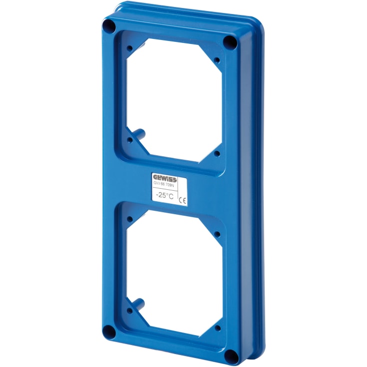 Fläns för vertikal SBF IP55, 2 lock IP67