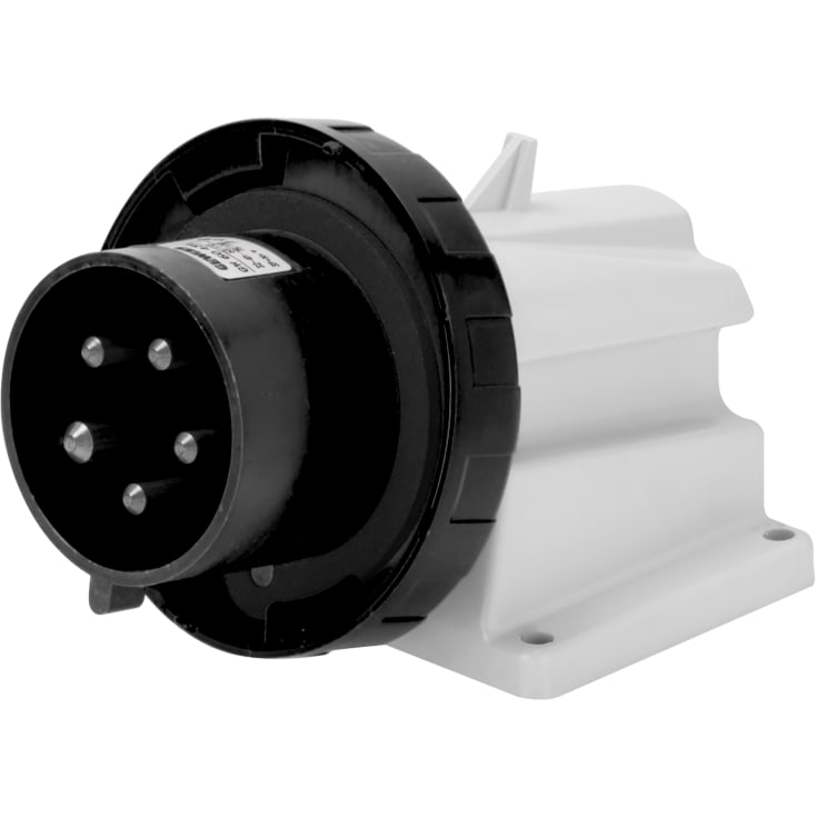 10 stk CEE-enhetsinntak 90°, 4P 16A 500V 7H IP67