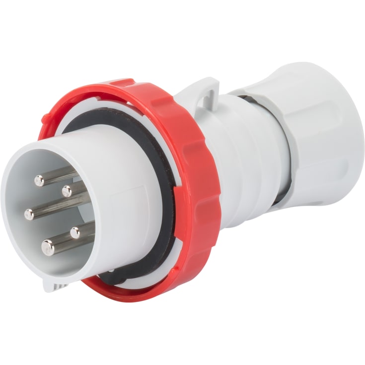 CEE Stikprop HP 5P 32A 400V 6H rød IP67