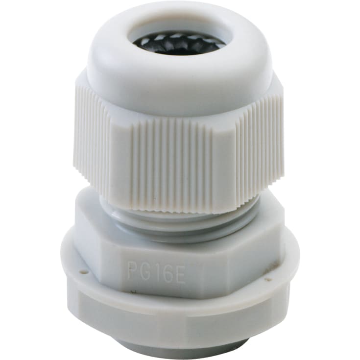 Forskruning Nylon M20 med møtrik, IP68