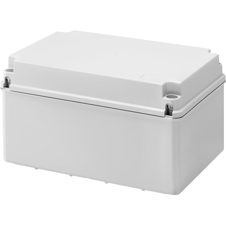 Montagekasse 380x300x170 mm, med gråt låg