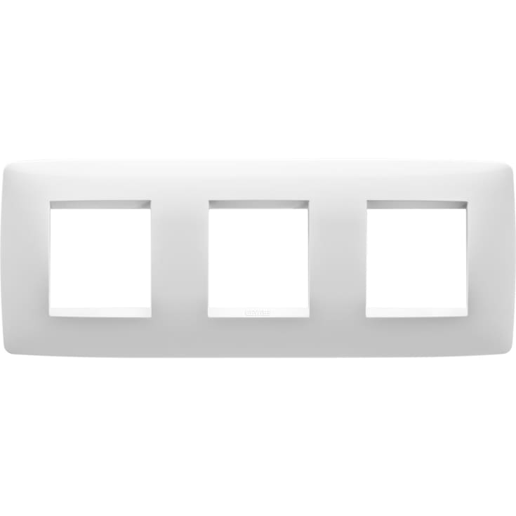 6 stk Ramme One, 2+2+2 modul, horisontal, hvid