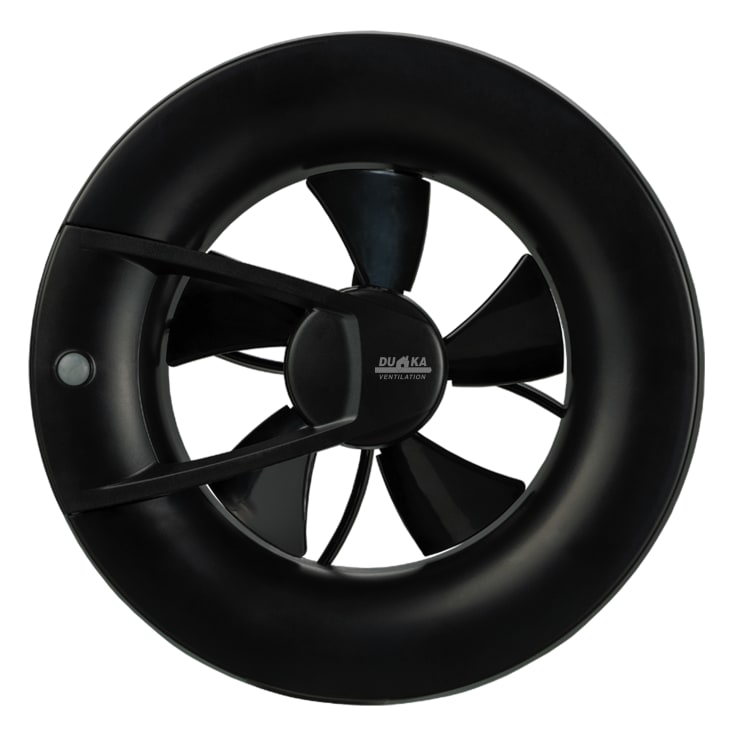 Duka S8 badventilator, sort