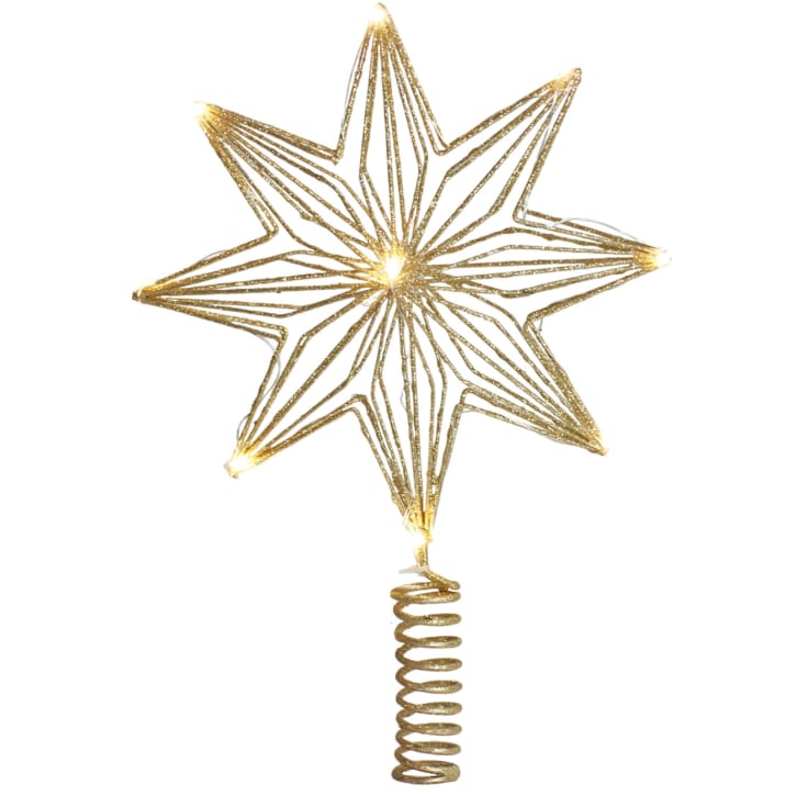 Sirius Chloe topstjerne med lys, guld