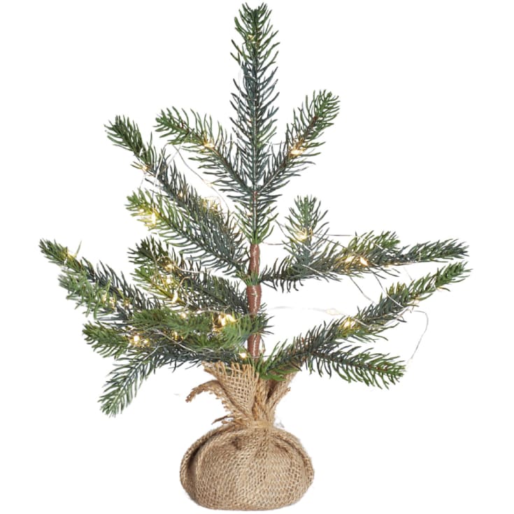 Sirius Bella plastgran med med vitt belysning, 30 cm