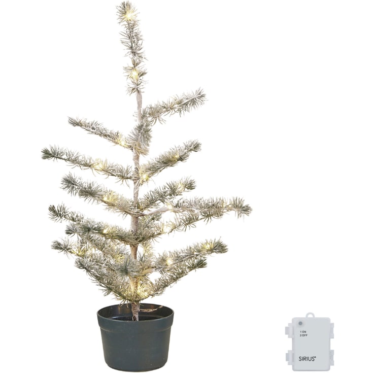 Sirius Alfred plastgran med belysning, 60 cm