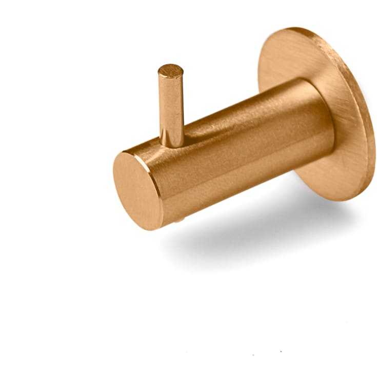 D Line håndklædekrog, børstet kobber