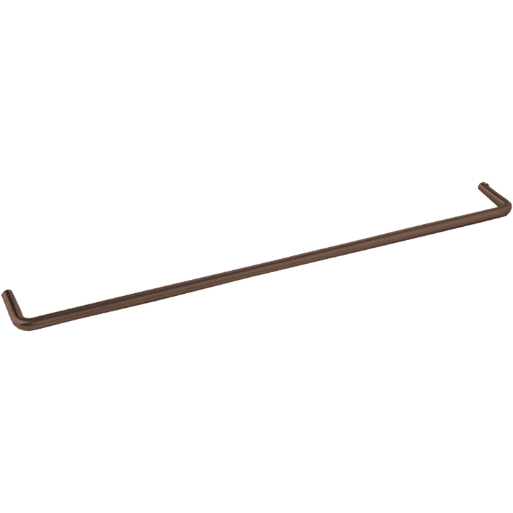 D Line håndklestang, 45 cm, børstet bronse