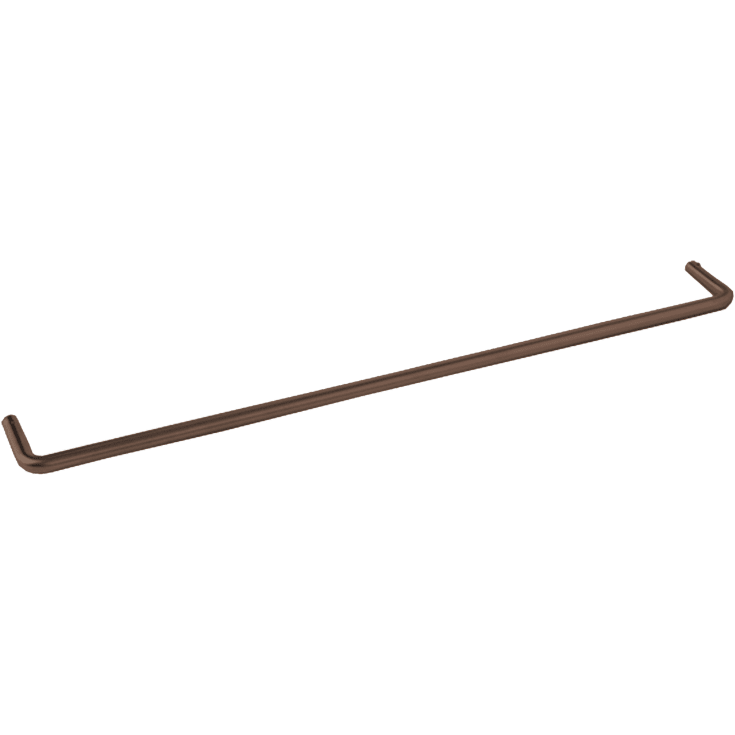 D Line håndklædestang, 65 cm, børstet bronze