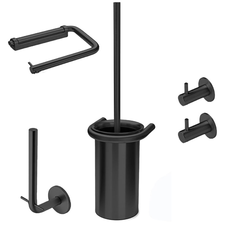 D Line tilbehørssæt, børstet sort