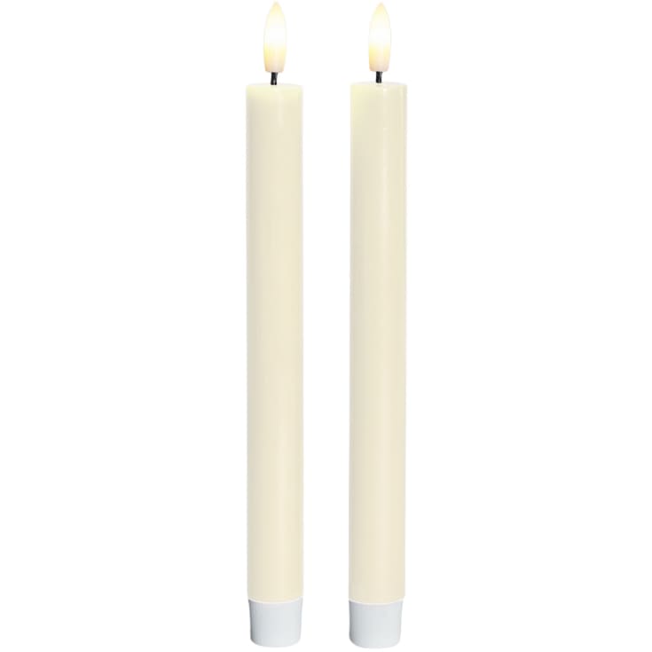 Sirius Sille LED krone lys lakeret elfenben 2 stk, Ø2 x h20