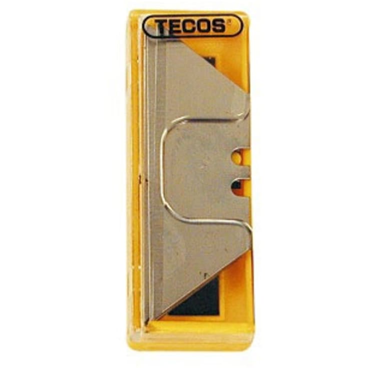 Tecos trapesformet knivblad Type 920 uten hull, 10 stk.