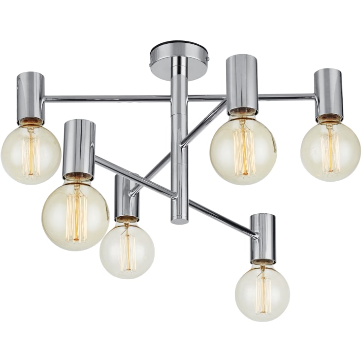 Bathlife Blänka baderomsbelysning, 52x29 cm, krom