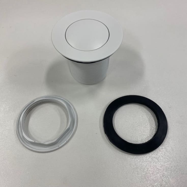 Bathlife bunnventil til badekar Ideal frittstående, hvit