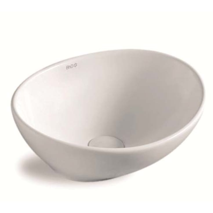 Bathco Texas toppmontert servant, 41x33,5 cm, hvit