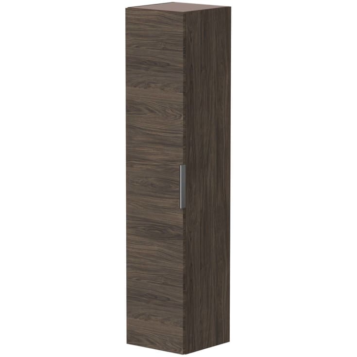 Korsbakken BIG høyskap med 1 dør, soft-close, 35x35 cm, brun eik