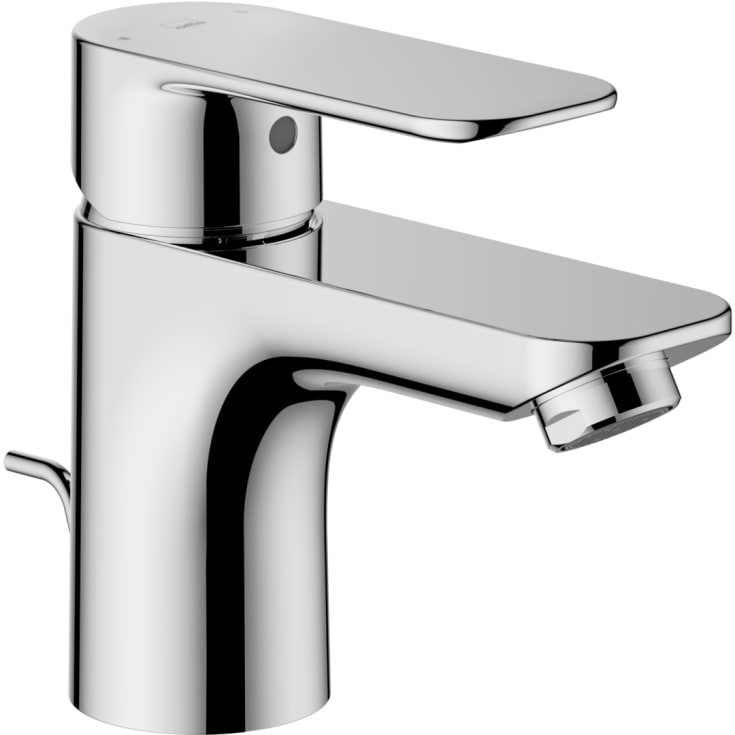 Oras Linea tvättställsblandare med dragstång, 101 mm pip, krom