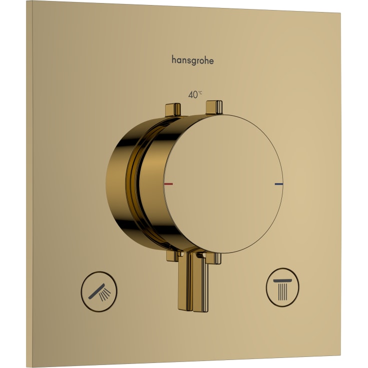 Hansgrohe Ecostat Comfort E brusearmatur, guld