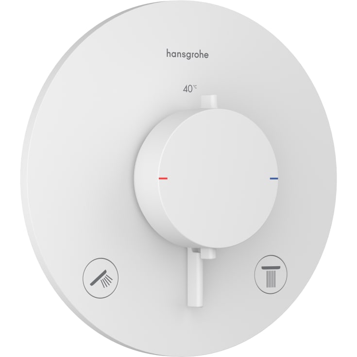 Hansgrohe Ecostat Comfort S dusjbatteri, vit