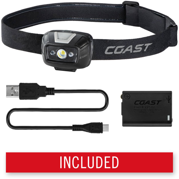 Coast-pannlampa FL20R, uppladdningsbar, 430 lumen