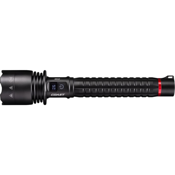 3 stk Coast lygte XP40R, genopladelig, real-time display, 8000 lumen