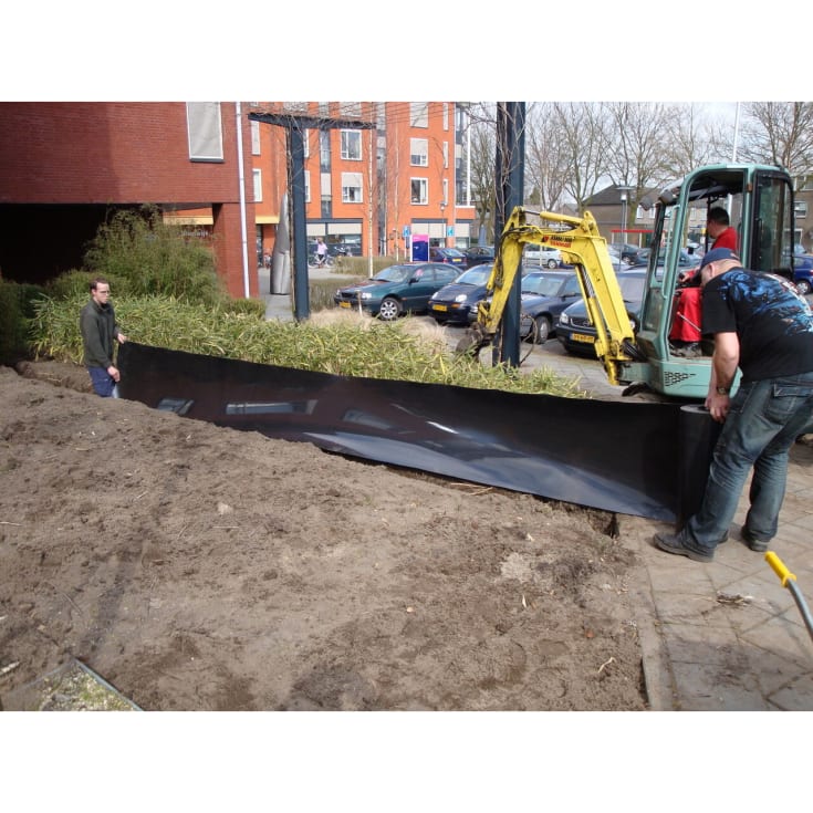 GreenMax rotsperre i rull, HDPE, svart, 300 x 2 mm, 25 m