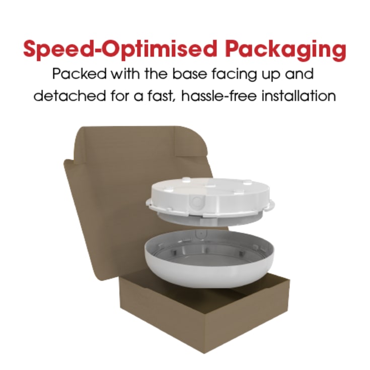 Væg-/Loft Plafond Disco Evo 2 IP65 9-12-16W 3K-4K-6,5K Hvid