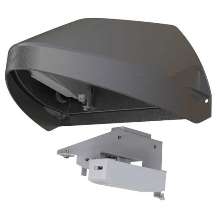 WOLF Mini 4/8W sensor 3K/4K IP65 IK10 sort asym lys