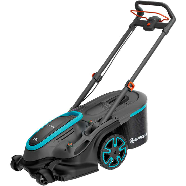 Gardena PowerMax Duo gressklipper, batteridrevet, dualblade, 46 cm, svart