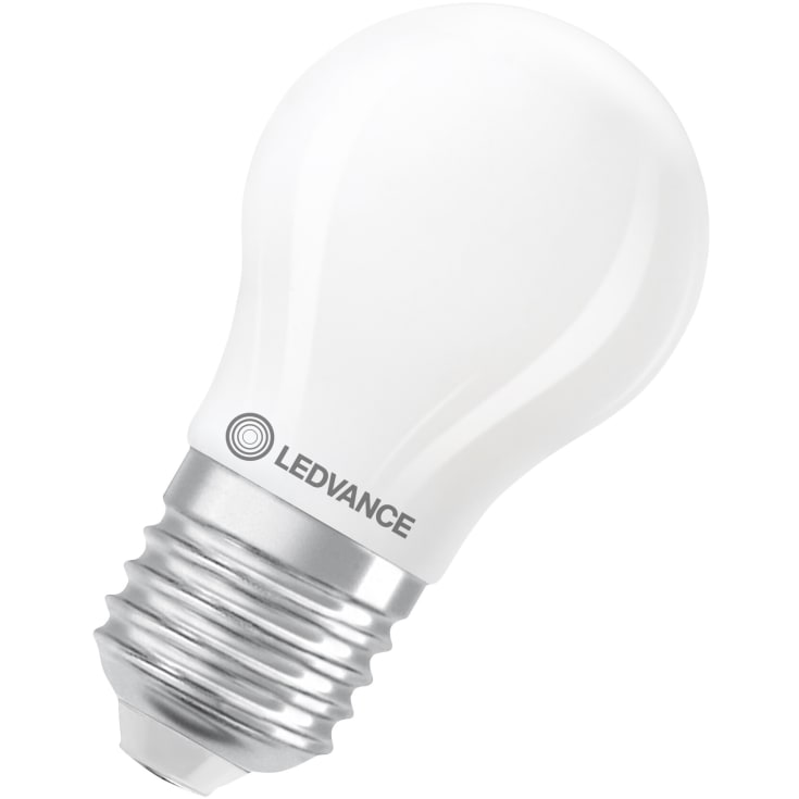 Ledvance E27 klotlampa, 2700K, 1,8W