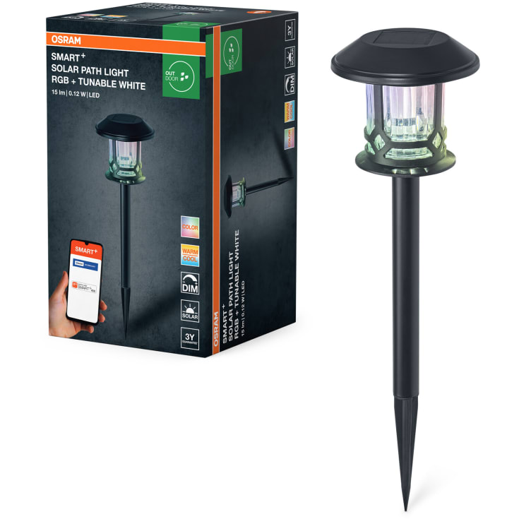 Ledvance Smart+ Wifi solcelle bedlampe, fargeskift + hvit