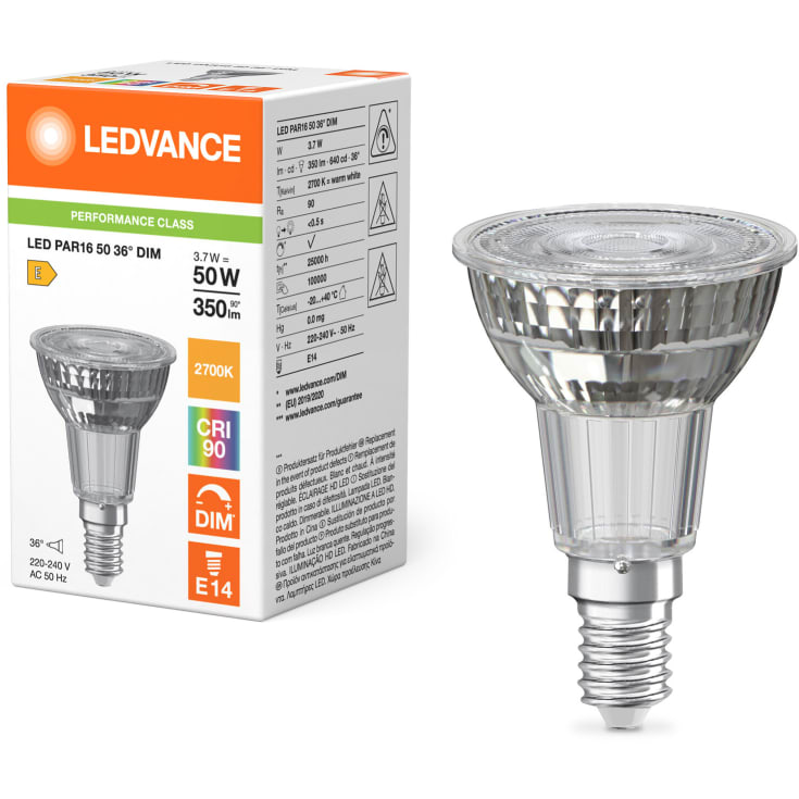 Ledvance Classic E14 spotlampa, 2700K, 3,7W