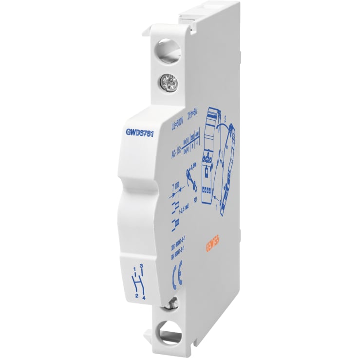 Hjælpekontakt til centralstyret relæ