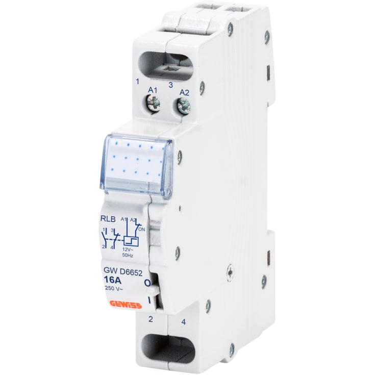 Kiprelæ 1 skifte 16A 24V DC 1M GWD6649