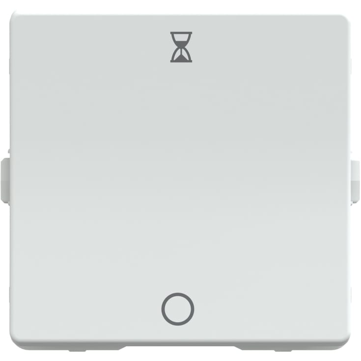 LK Fuga afbryder med timer, 1 modul, hvid