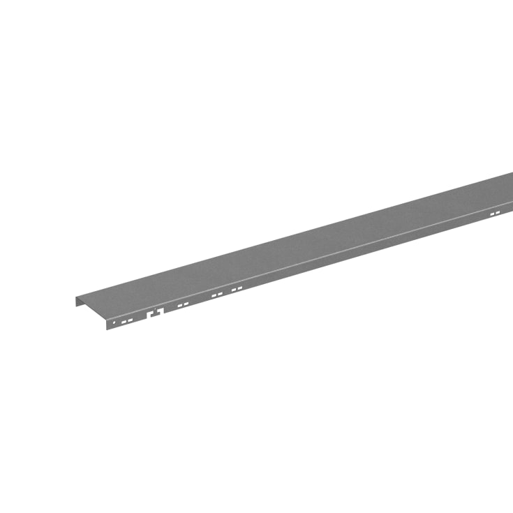 2 meter Låg til gitterbakke 100 mm Zinc+ (2M)