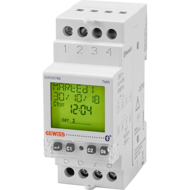 Gewiss Astro kontaktur, 1 kanal, 2 modul, 230V