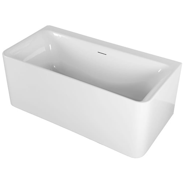 Strømberg Padua Back-To-Wall badekar, 1700 x 800 mm